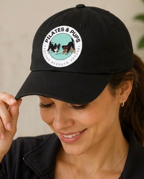 Pilates & Pups Circle Logo Hat
