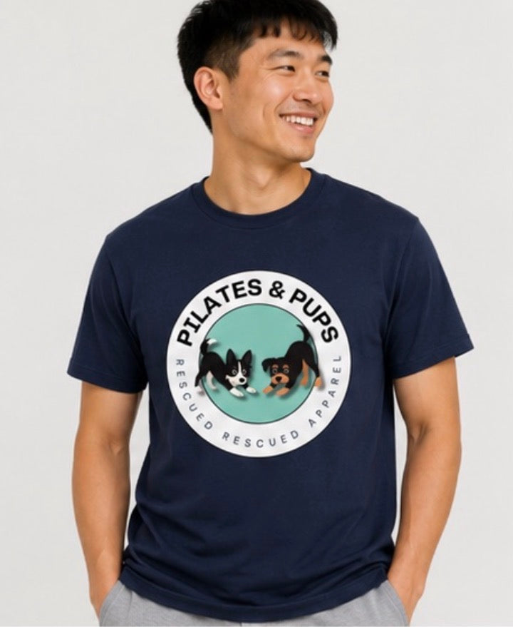 Pilates & Pups Circle Logo T-Shirt
